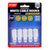 Removable Hooks Cable Plastic 16mm x 27mm 5pk (Holding Weight 300g)