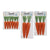 3A JUTE CARROTS 2X23CM, 3X19CM 4X11CM