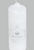 5CM X 15CM UNSCENTED WHITE CANDLE