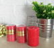 5x7.5cm Red Spiced Pomegranate Cracking Candle