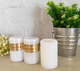 5x7.5cm White Coconut Lime & Verbena Cracking Candle