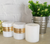 6.8x7.3cm White Coconut Lime & Verbena Cracking Candle