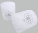 7cm x 7.5cm UNSCENTED WHITE PILLAR CANDLE