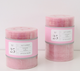 7x7.5cm No. 25 Dusty Rose Scented Pillar Candle - Wet Garden
