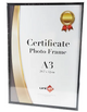 A3 SLIM CERTIFICATE FRAME BLK