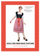 ADULT BEER MAID RED COSTUME