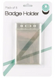 BADGE HOLDER PK8 6.2X9CM