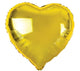 BALLOON FOIL 45CM HEART GOLD