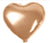 BALLOON FOIL 45CM HEART ROSEGOLD