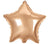 BALLOON FOIL 45CM STAR ROSEGOLD