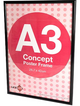 CONCEPT A3 POSTER FRAME BLACK 29.7 X 42CM