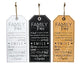 FAMILY RULES 22X55CM PLAQUE