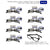 Glasses Numbered Reading +100