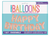 Happy Birthday Rose Gold 35.5cm Foil Letter Balloon Kit