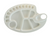 Large Oval Plastic Palette, 30.5cm x 21cm