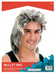 Mens Mullet Wig (Ash Blonde)