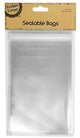 PACK-25 SEALABLE CLEAR BAG 12X16.7CM