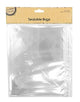 PACK-25 SEALABLE CLEAR BAG 16.2X22.5CM