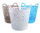 Plastic Laundry Basket Dia 40 x H38cm