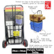 Portable Fold Up Hand Trolley 25x27x84cm