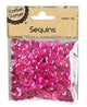 SEQUIN 20G HOT PINK ROUND LASER