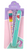 UNICORN NAIL FILES 3PCS 3 X 18CM