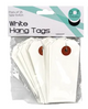 WHITE HANG TAGS PK25 9X4cm