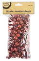 WOODEN JEWELLERY BEADS 280GM