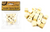 WOODEN SQUARE BEADS PACK20